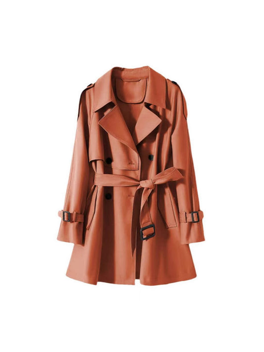 Short Structured Trench Coat Blazer