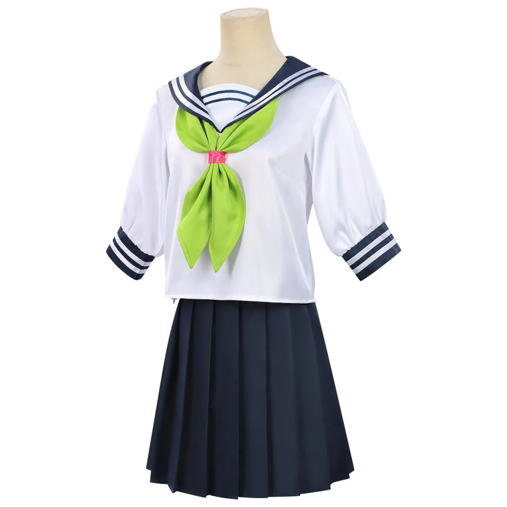 JK School Uniform Cosplay Set – Anime Sailor Top & Pleated Skirt - Bottoms - Cosplay Outfit - 3
