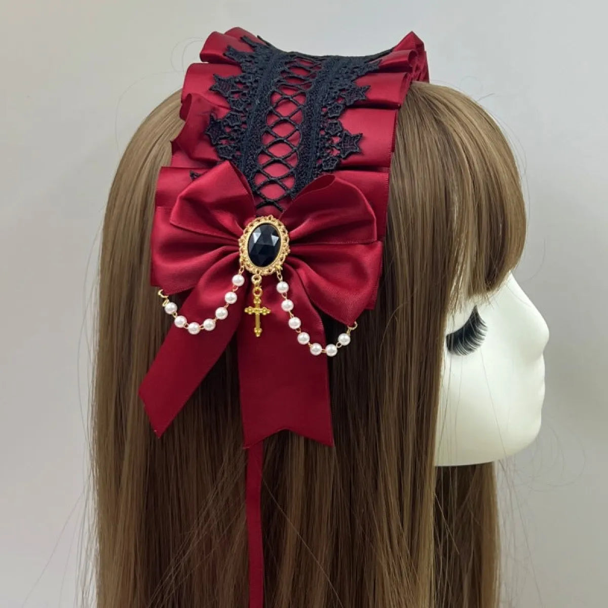 Gothic Lolita Angel Cross Hair Band - Accessories - Accessories - 3