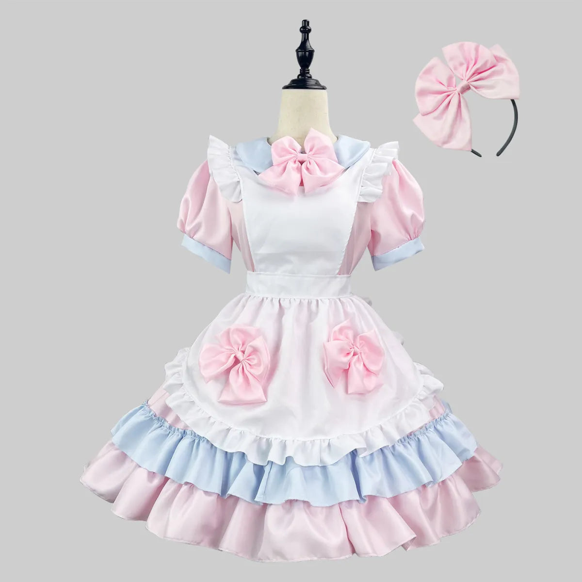 Sweet Lolita Maid Cafe Cosplay Dress Set - All Dresses - Cosplay Outfit - 6