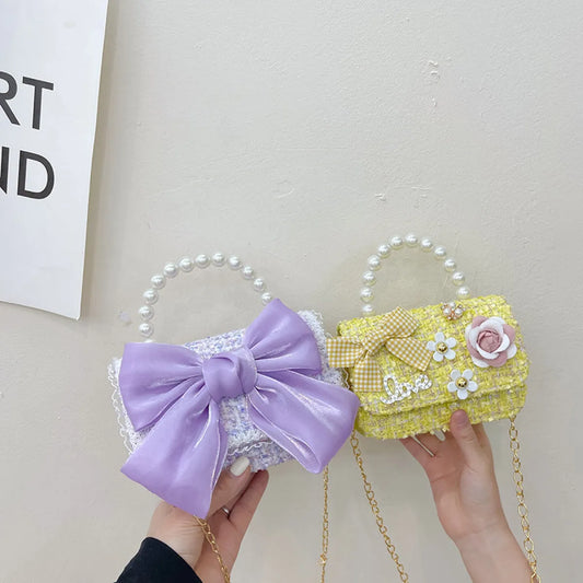 Pearl Bow Korean Shoulder Handbag - Women Bags & Wallets - Handbag / Purse - 2