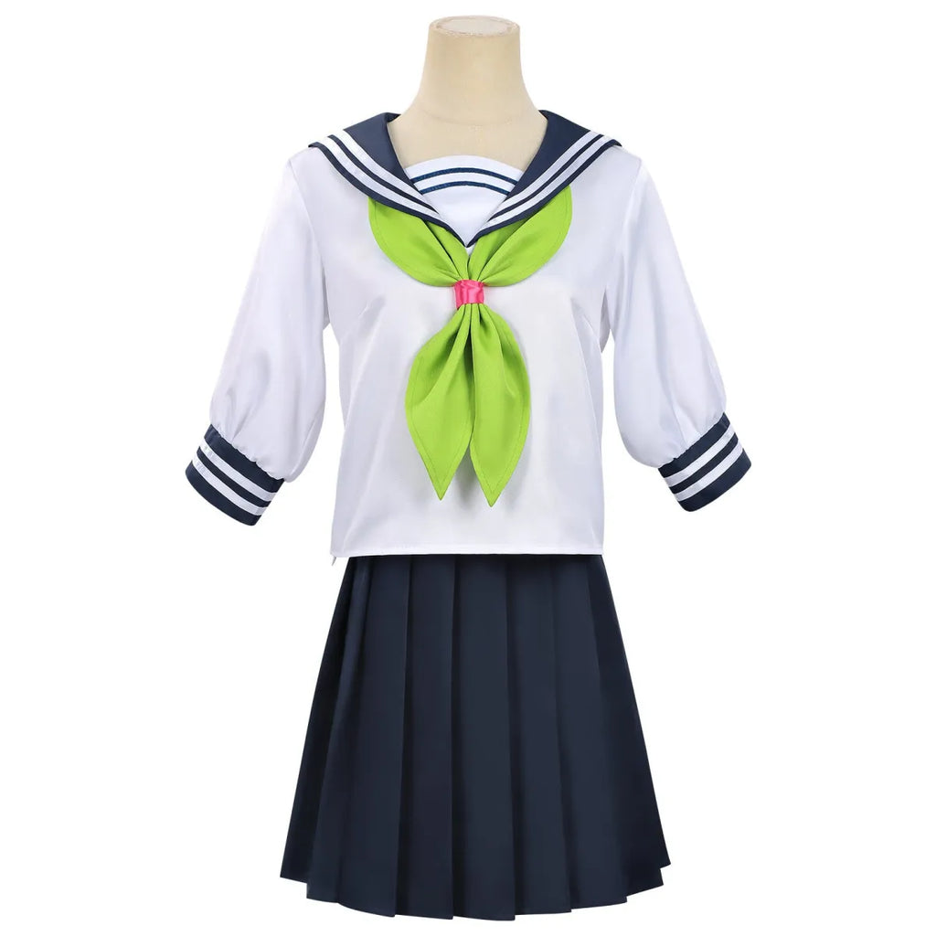 JK School Uniform Cosplay Set – Anime Sailor Top & Pleated Skirt - Bottoms - Cosplay Outfit - 2