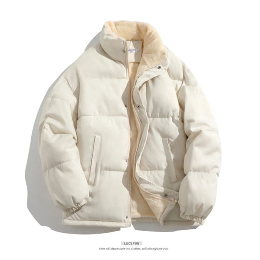 Korean Style Fleece-Lined Loose Jacket - Jackets & Coats - Jacket - 8