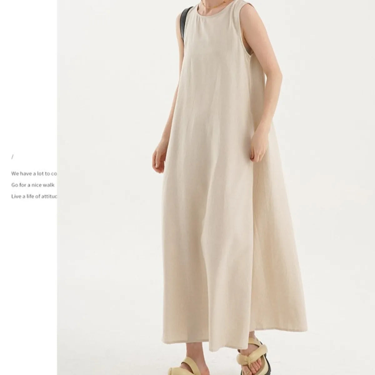 Korean French Backless A-Line Maxi Dress - All Dresses - Maxi Dress - 2