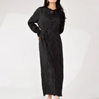 French Style A-Line Lantern Sleeve Maxi Dress - All Dresses - Maxi Dress - 6