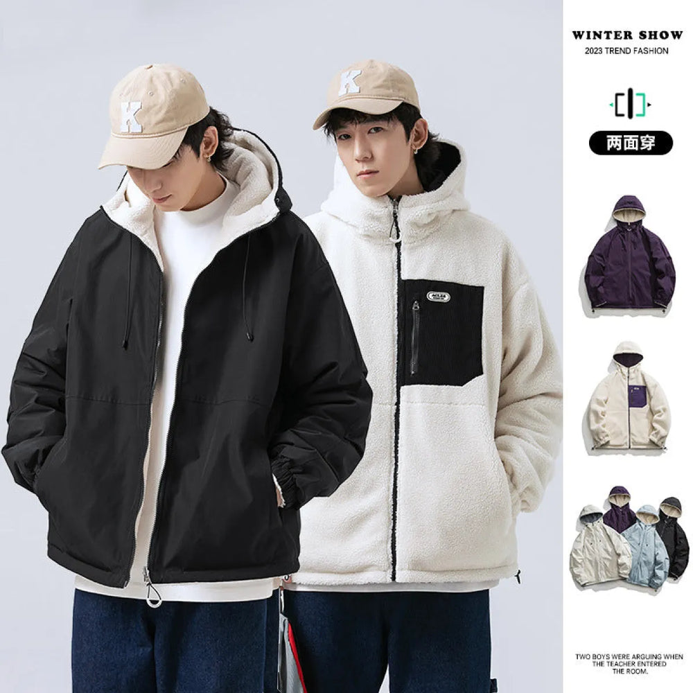 Hooded Corduroy Loose Jacket - Jackets & Coats - Jacket - 1