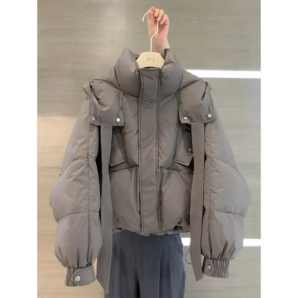 Korean Style Cotton-Padded Winter Jacket - Women’s - Jacket - 1