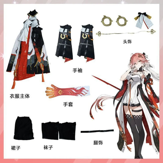 Changli Cosplay Costume Set with Layered Sleeves - Best Sellers - Costume Set - 6