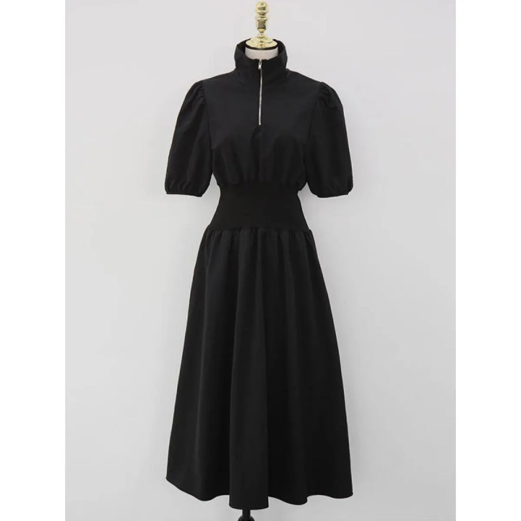 Romantic Korean Chic Slim Waist Midi Dress - All Dresses - Midi Dress - 5