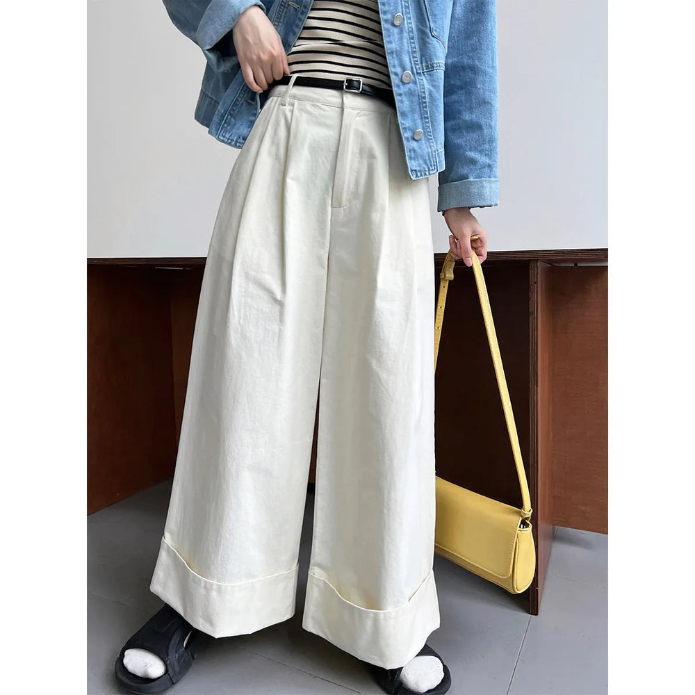 Luxi Washed Cotton Wide Leg Pants 1929 - Bottoms - Pants - 1