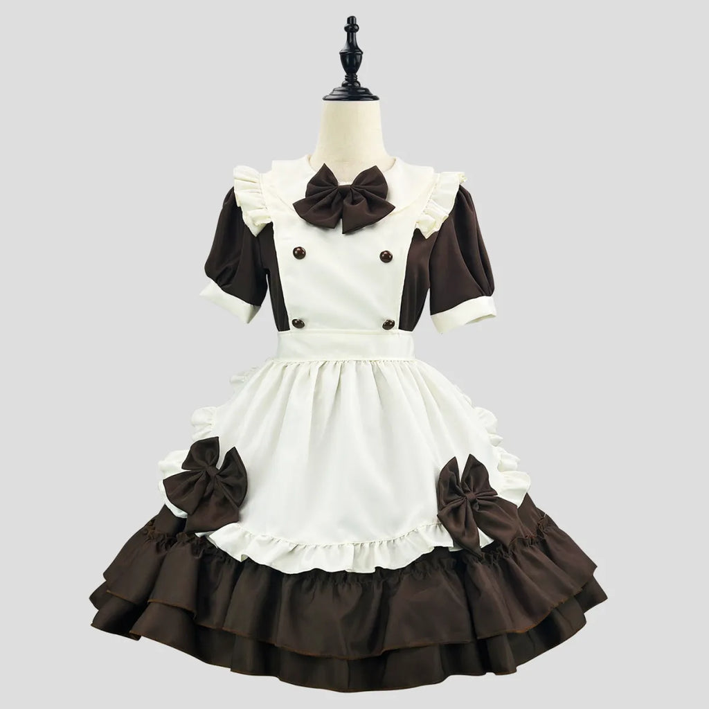 Sweet Lolita Maid Cafe Cosplay Dress Set - All Dresses - Cosplay Outfit - 8