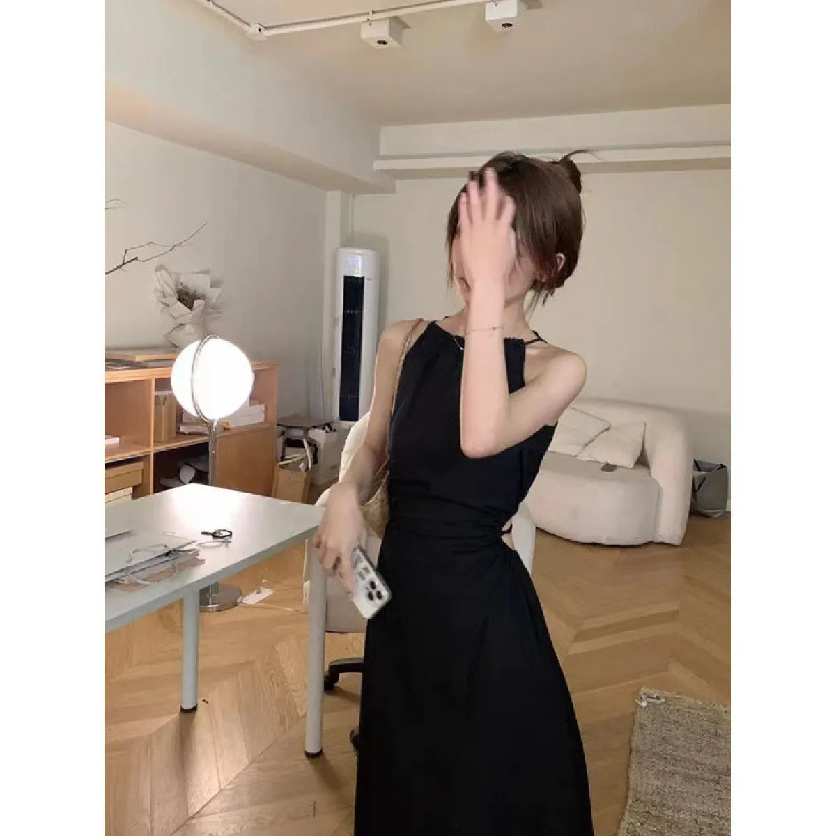 Cut Out Halter Backless Maxi Dress - All Dresses - Maxi Dress - 4
