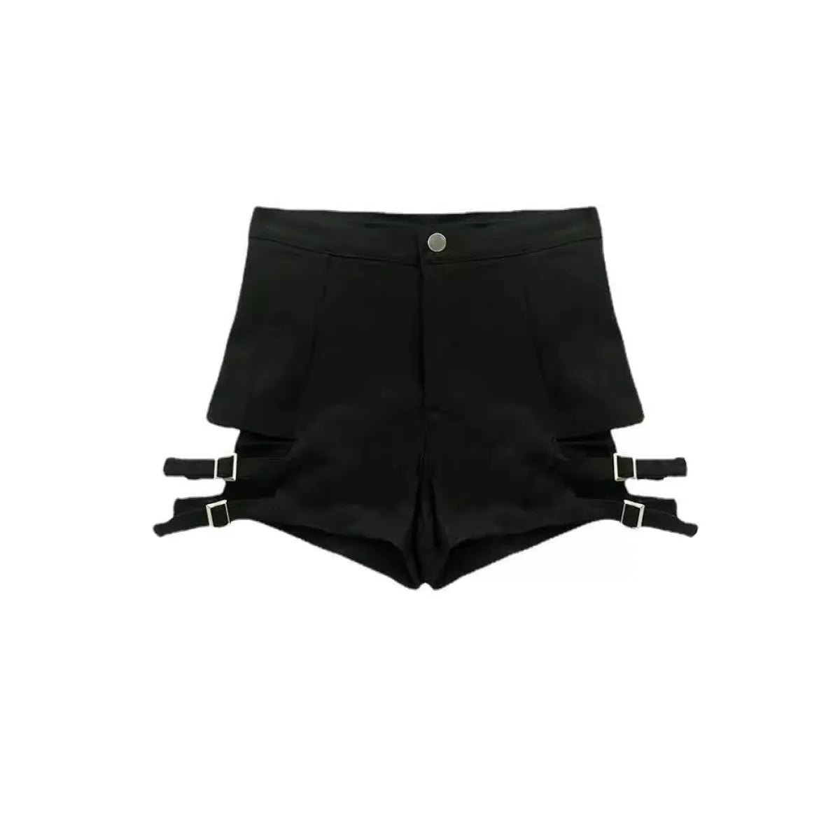 High Waist Black Stage Hot Pants - Bottoms - Shorts - 5