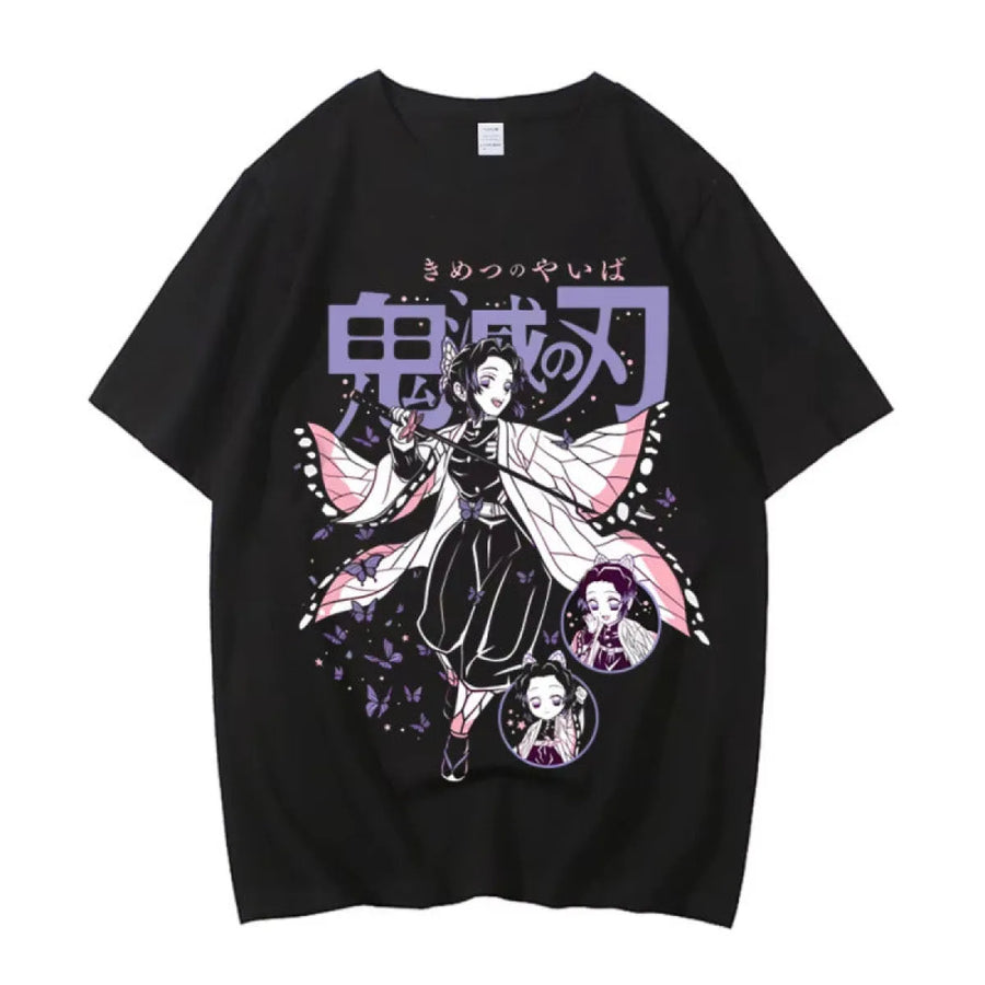 Demon Slayer Anime Graphic O-Neck T-Shirt - Anime - T-Shirt - 1