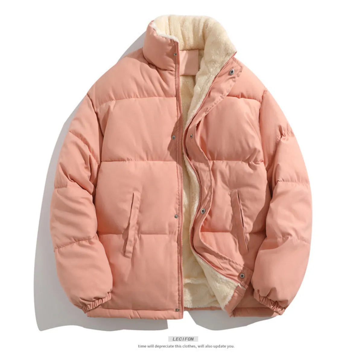 Korean Style Fleece-Lined Loose Jacket - Best Sellers - Jacket - 10