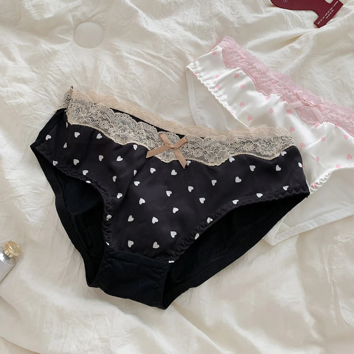 Lace Edge Low-Waist Sweet Love Briefs - Women’s Clothing & Accessories - Panties - 4