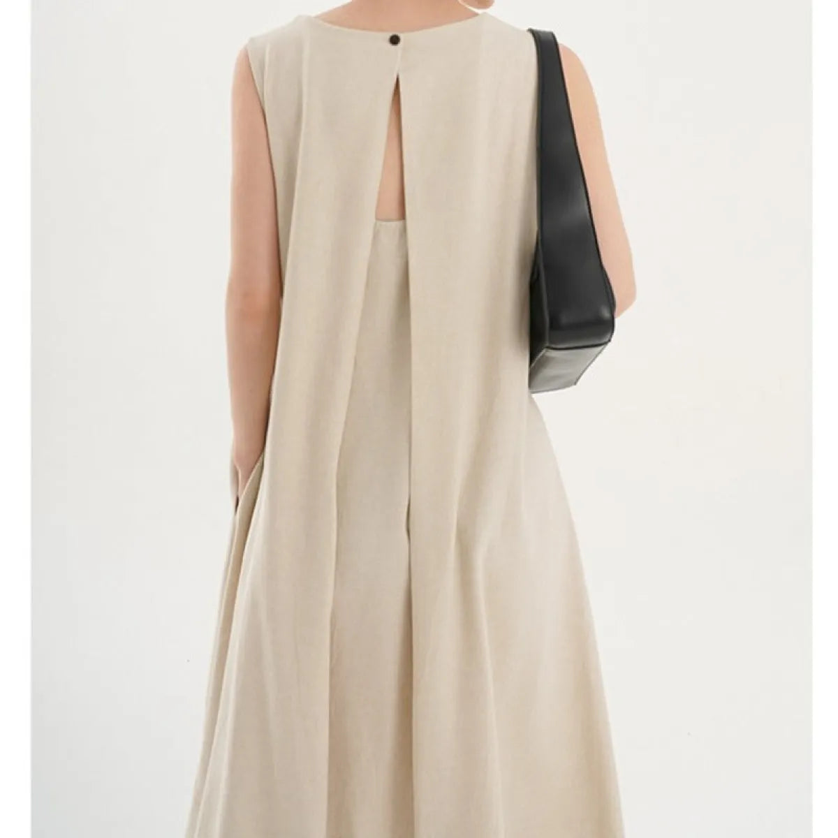 Korean French Backless A-Line Maxi Dress - All Dresses - Maxi Dress - 5