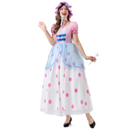 Shepherdess Pink Long Cosplay Costume Dress - All Dresses - Cosplay Outfit - 4