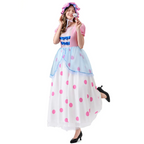 Shepherdess Pink Long Cosplay Costume Dress - All Dresses - Cosplay Outfit - 3
