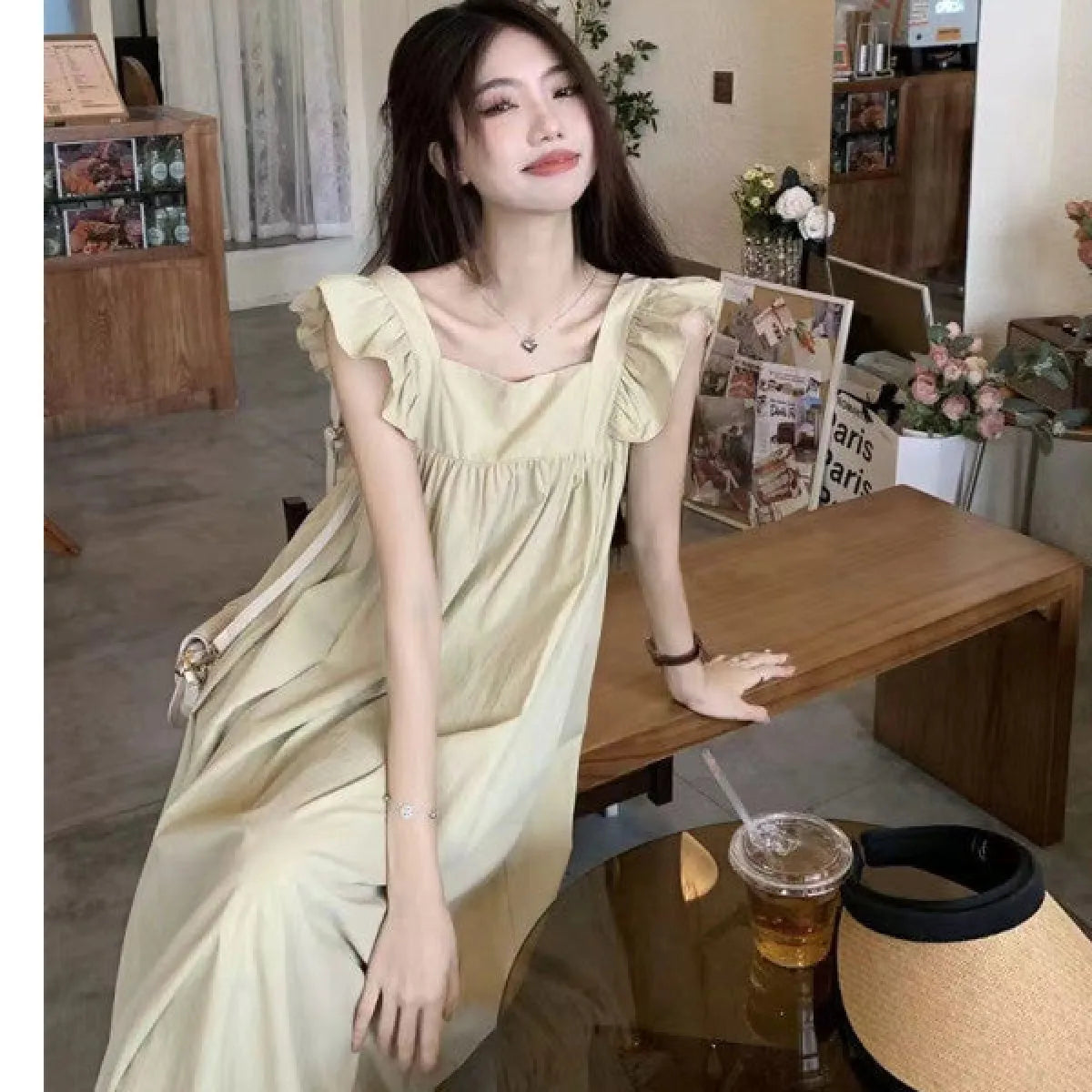 French Style Backless Bow Tie A-Line Dress - All Dresses - Dress - 4