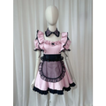 Pink Lace Maid Cosplay Dress Set - All Dresses - Cosplay Outfit - 5