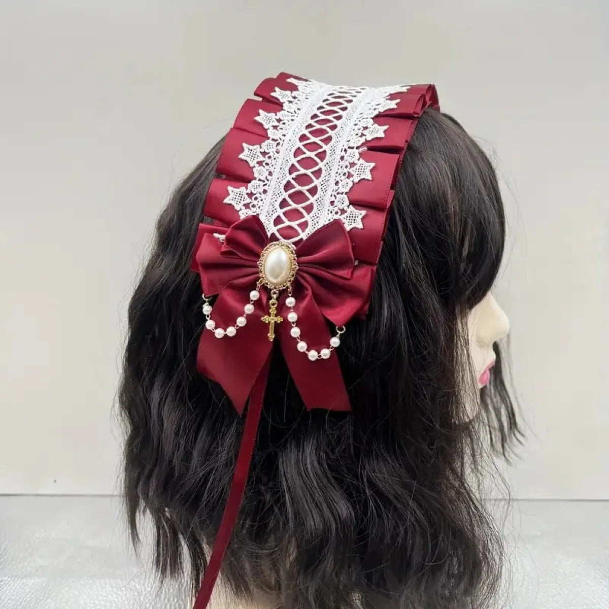 Gothic Lolita Angel Cross Hair Band - Accessories - Accessories - 9