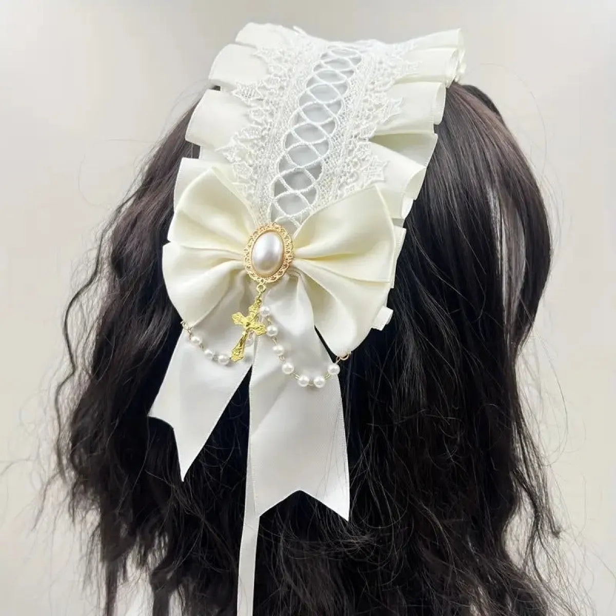 Gothic Lolita Angel Cross Hair Band - Accessories - Accessories - 5