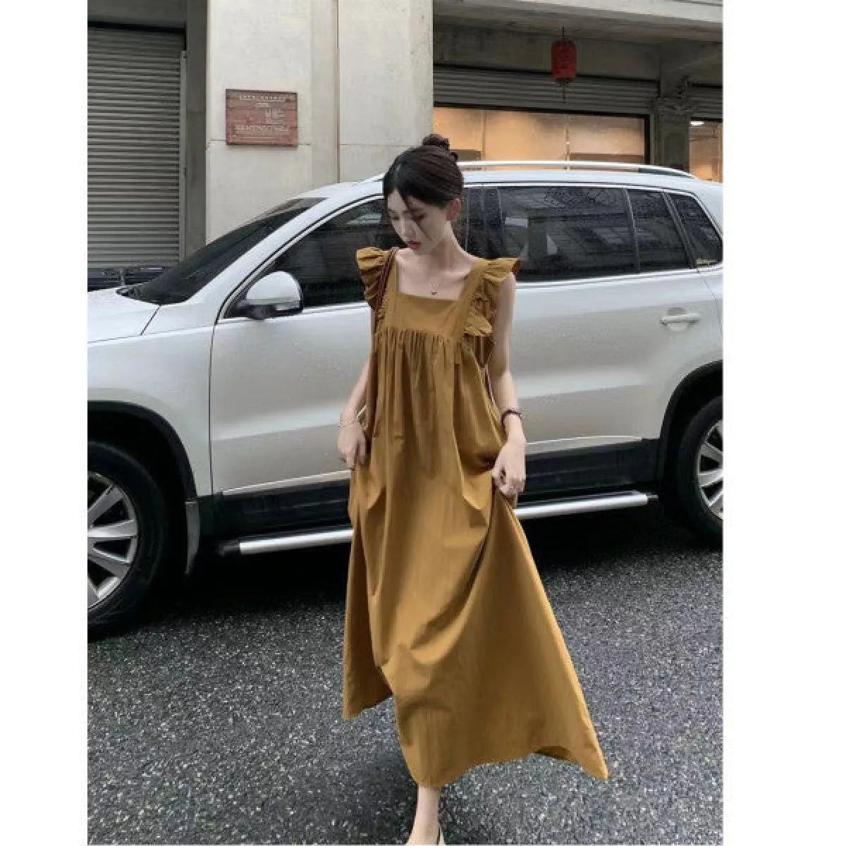 French Style Backless Bow Tie A-Line Dress - All Dresses - Dress - 5