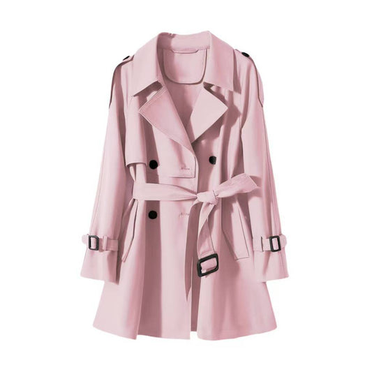 Short Structured Trench Coat Blazer