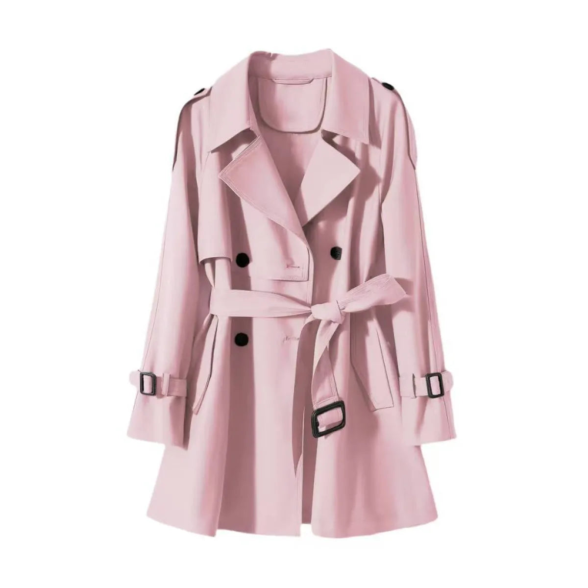 Short Structured Trench Coat Blazer - Best Sellers - Trench Coat - 10