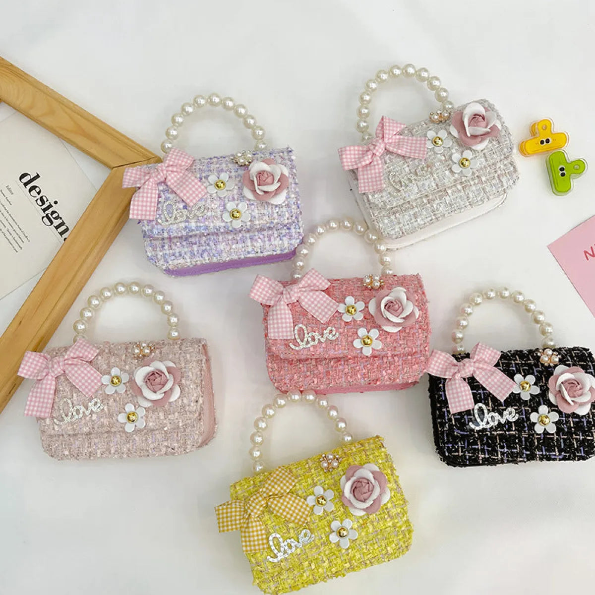 Pearl Bow Korean Shoulder Handbag - Women Bags & Wallets - Handbag / Purse - 4