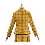 Yellow Plaid School Uniform Cosplay Blazer & Skirt Set - Bottoms - Cosplay Outfit - 3