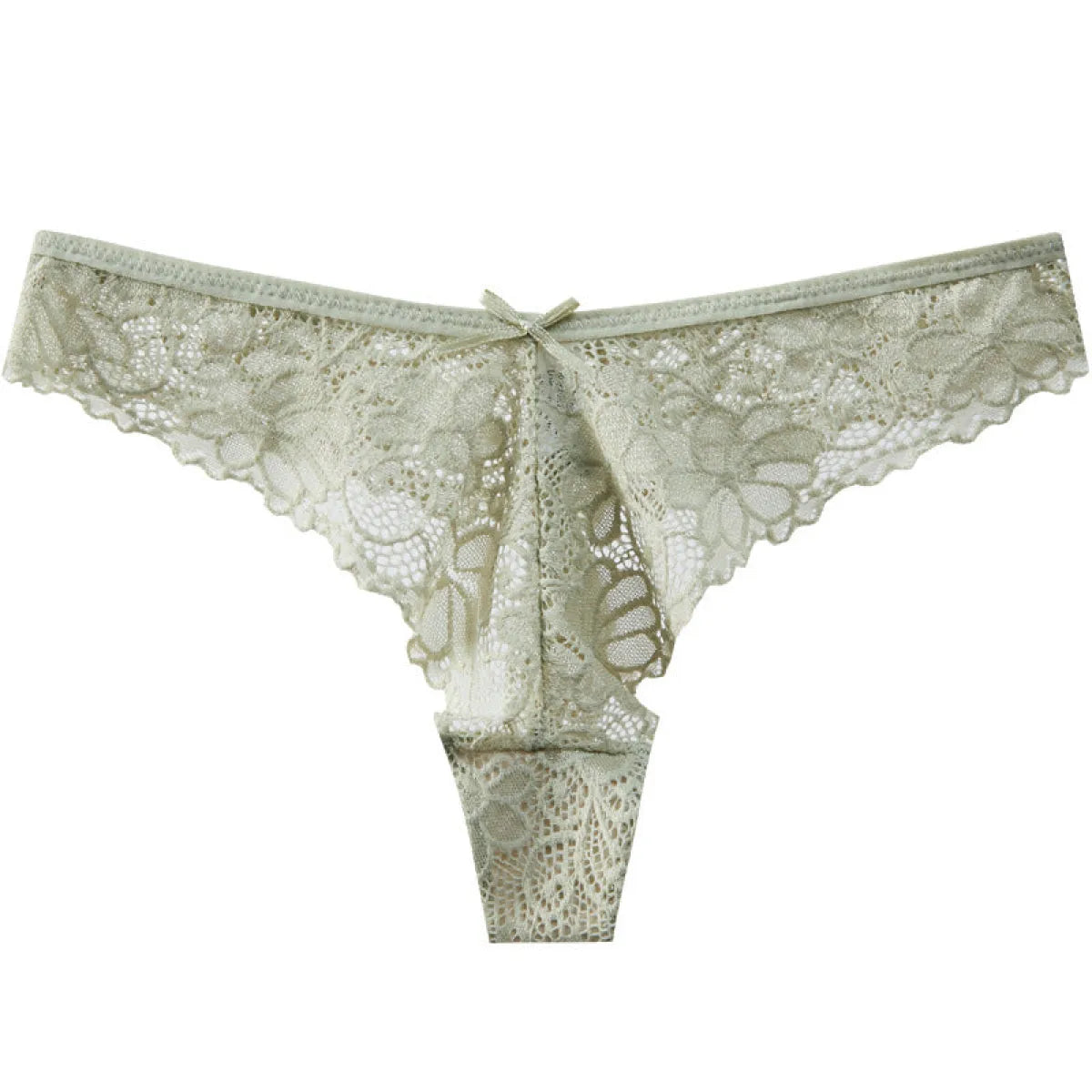 Low Waist Lace Thong with Cotton Lining - Women’s Clothing & Accessories - Panties - 7