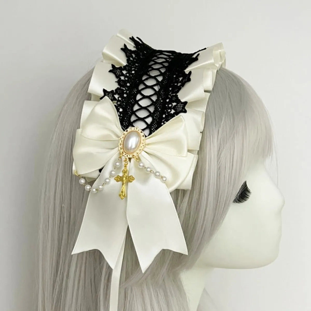 Gothic Lolita Angel Cross Hair Band - Accessories - Accessories - 6