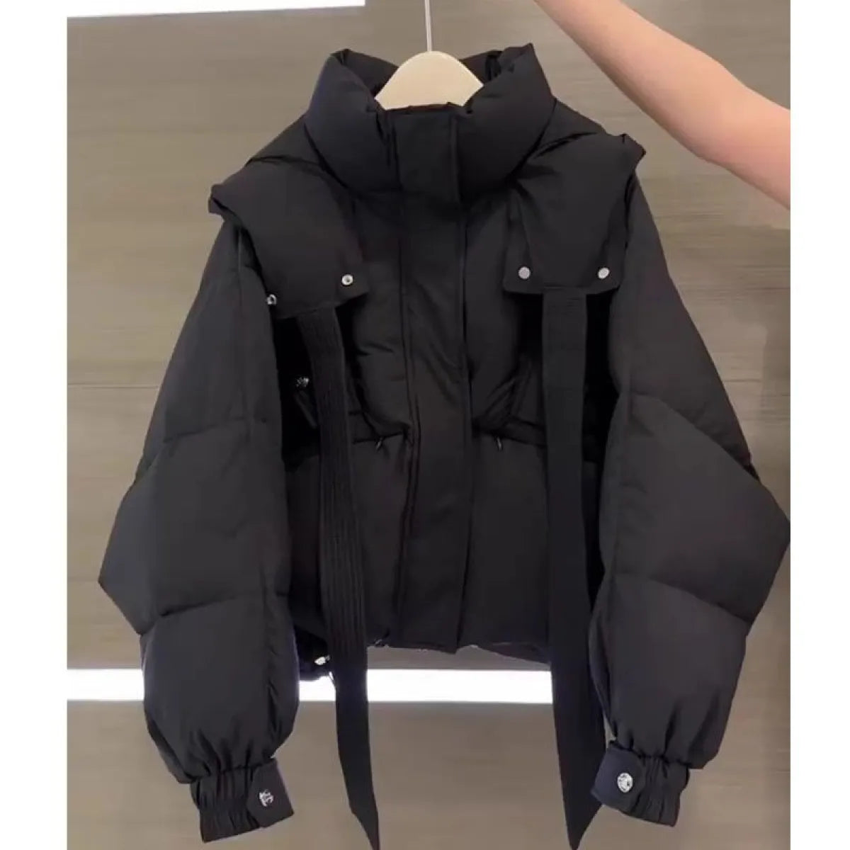 Korean Style Cotton-Padded Winter Jacket - Women’s - Jacket - 7