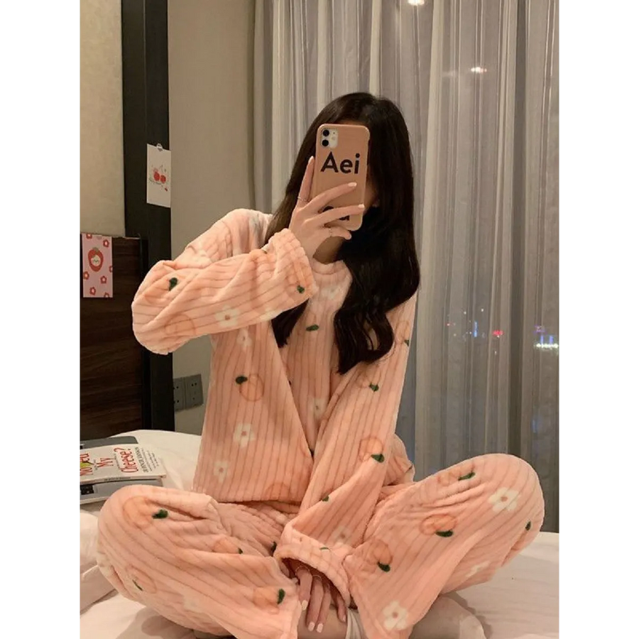 Women’s Long-Sleeve Homewear Suit Set (2023 Spring) - Best Sellers - Sets / Co-ords - 1