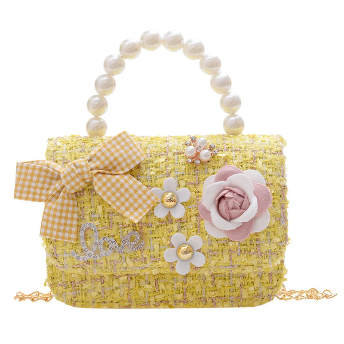 Pearl Bow Korean Shoulder Handbag - Women Bags & Wallets - Handbag / Purse - 5