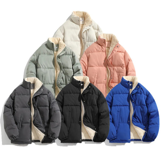 Korean Style Fleece-Lined Loose Jacket - Jackets & Coats - Jacket - 2