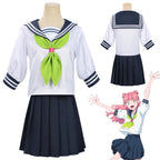 JK School Uniform Cosplay Set – Anime Sailor Top & Pleated Skirt - Bottoms - Cosplay Outfit - 1