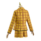 Yellow Plaid School Uniform Cosplay Blazer & Skirt Set - Bottoms - Cosplay Outfit - 4