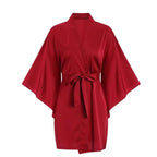 Ice Silk Lace V-Neck Nightdress - All Dresses - Sexy Lingerie - 9