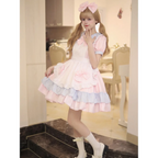Sweet Lolita Maid Cafe Cosplay Dress Set - All Dresses - Cosplay Outfit - 3