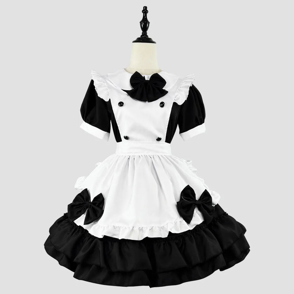 Sweet Lolita Maid Cafe Cosplay Dress Set - All Dresses - Cosplay Outfit - 7