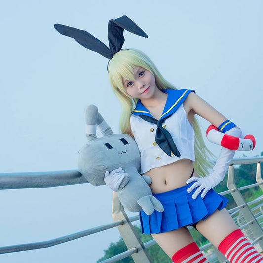 Fleet Ship Girl Island Wind Sailor Cosplay Set - Accessories - Cosplay Costume Set - 1