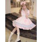 Sweet Lolita Maid Cafe Cosplay Dress Set - All Dresses - Cosplay Outfit - 4