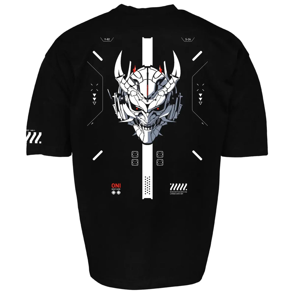 ONI 2.0 Cyber Oni Oversized Graphic Tee - T-Shirts - T-Shirt - 1