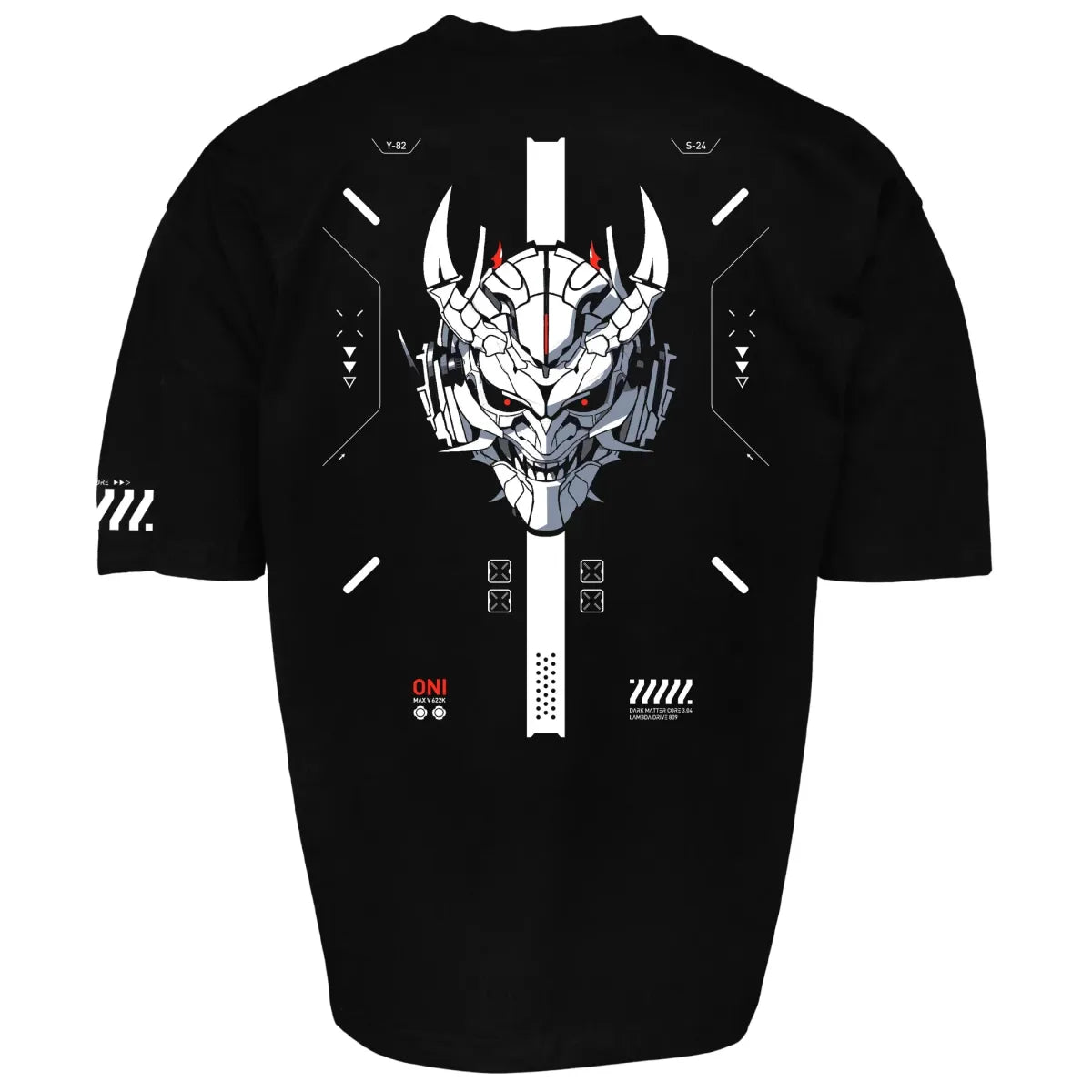 ONI 2.0 Cyber Oni Oversized Graphic Tee - T-Shirts - T-Shirt - 1