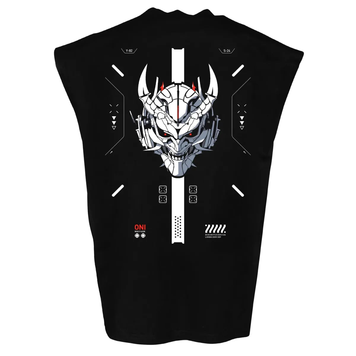 ONI 2.0 Oversized Sleeveless Techwear Tee - T-Shirts - Tank Top / Cami - 1