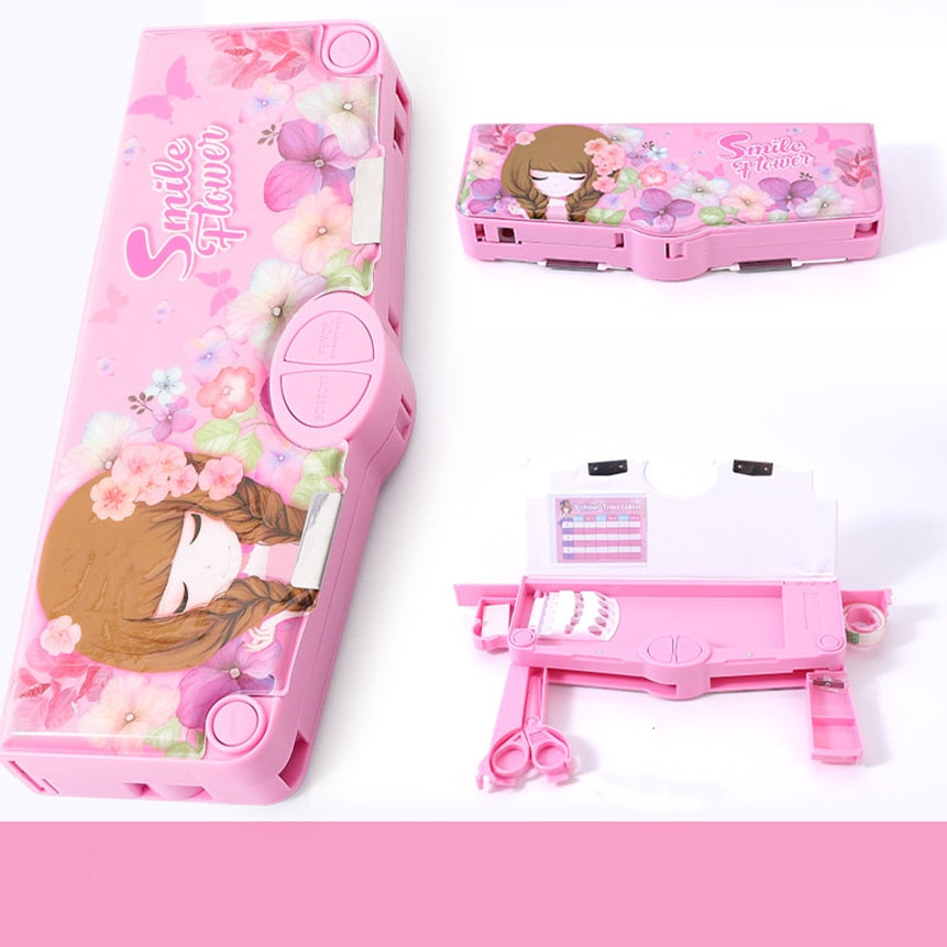 Multifunctional Pencil Boxes - Kawaii Stop - Box, Case, Cases, Cute, Escolar, Kawaii, Material, Multifunction, Pen, Pen/Pencil Cases, Pencil, School, Stationary &amp; More, Stationery, Supplies, Unicorn
