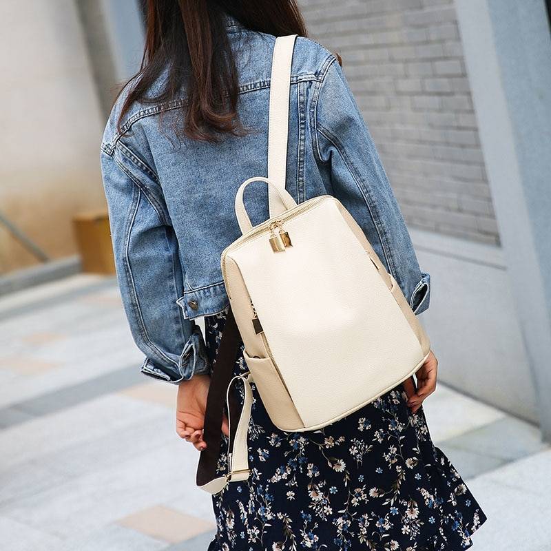 Pin On Leather Backpacks - Kawaii Stop - Backpacks, Bag, Cute, Fashion, Harajuku, Japanese, Kawaii, Korean, Polyester, PU Leather, Solid, Women Bags &amp; Wallets, Zipper